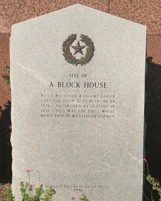 Site of a Block House Historical Marker Clio